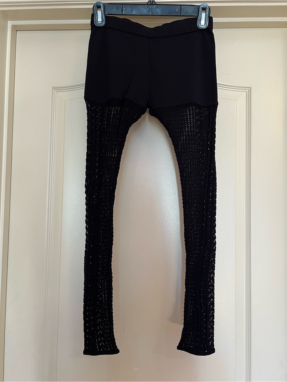 Catherine Malandrino black lace leggings/tights